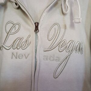 Las Vegas Super Soft hooded sweatshirt light green size large